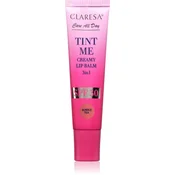 Claresa Tint Me Creamy Lip Balm balzam za ustnice z vlažilnim učinkom odtenek Bubbletea 12 ml
