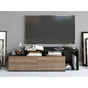 TV-omarica Kailua 1319 (Črna + Oreh) Oreh, Črna, 150x43x35cm