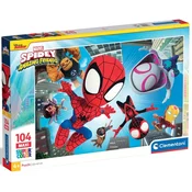 Spidey in njegovi čudoviti prijatelji na misiji 104-delna maxi supercolor sestavljanka - Clementoni
