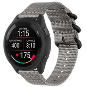 INF Najlonski pas za uro za Garmin Forerunner 965/955/945/935/255/265 Grey 22 mm, (21605413)