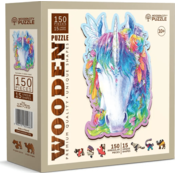 Stylish Unicorn Wooden Puzzle M (150 Pieces)
