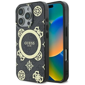 Guess GUHMP16XH4PYEEK iPhone 16 Pro Max 6.9 black hardcase IML Peony On 4G Background MagSafe (GUHMP16XH4PYEEK)