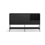 Črna komoda 166x98x45 cm Platt – Teulat