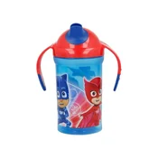 Stor Vrč za trening s silikonskim ustnikom in lučko, PJ MASKS, 300ml, 30140