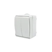 shumee Nadometno stikalo za lestenec Aqua Plus IP44 belo 40223