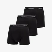 Bokserji Calvin Klein Relaxed Fit Cotton Stretch Trunk 3-Pack Black M