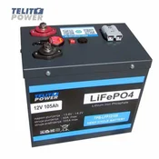 Telit Power LiFePO4 12V 105Ah Akumulator sa Bluetooth kontrolom u metalnom kucištu ( P-4827 )