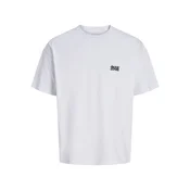 Jack & Jones Junior Majica JJECOLTON črna / bela