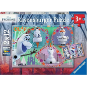 Ravensburger Slagalica Svi vole Olafa, 2x12 delova
