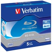 1 to 3 Verbatim Blu-Ray Diski 50Gb 6X Bd-R Dl Za Pc 5 Kosov Idealni Za Kopiranje