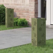 Solarna LED svjetlost za stazu 2 pcs Maslinasto zelena