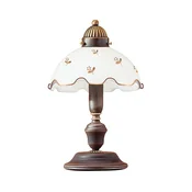Kolarz 731.73.160 - Stona lampa NONNA 1xE27/75W/230V sa cvetnim motivom, roze zlato