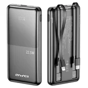 Awei AWEI POWERBANK P76K 10000MAH ZA IPHONE 11 12 13 22,5W LCD ZASLON, (5000087111)