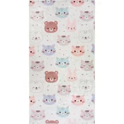 Slonokoščena pralna otroška preproga 160x230 cm Cute Animals – Vitaus