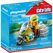 PLAYMOBIL City Life 71205 Záchranársky motocykel s blikajúcim svetlom