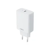 Maxlife Maxlife, Stenski polnilec USB C Power Delivery 20W Ultra hitro polnjenje, Bela, (5000191757)