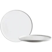 MAXWELL & WILLIAMS plitvi krožnik Caviar Shine, porcelan, umazano bela, 26,5 cm