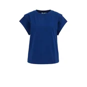WE Fashion Majica kobalt modra