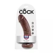 King Cock 8inch brown