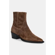 Gležnarji iz semiša Vagabond Shoemakers KELSEY ženski, rjava barva, 5810-140-89
