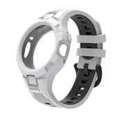 INF TPU Športni Pas Združljiv z Google Pixel Watch 2 / Google Pixel Watch z Ohišjem White+Black, (5000079580)