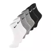 NIKE Športne nogavice Everyday  siva / črna / bela