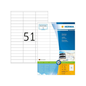 Herma Superprint 4459 naljepnice, A4, 70 x 16,9 mm, bijele