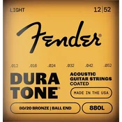 Fender Dura Tone 880L 80/20 12-52 Žice za akusticnu gitaru (Samo otvarano)