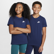 Nike Sportswear Older Kids T-Shirt - Blue - Cotton