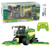Kombajn LEAN TOYS s kosami na daljinsko vodenje, parni efekt