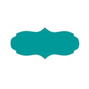 shumee Etiketa za kozarec 7,5x3 cm za marmelado 60 kosov, turkizna mat