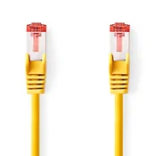 Nedis Omrežni kabel CAT6 | RJ45 moški | RJ45 moški | S/FTP | 1,00 m | Okrogla | LSZH | Rumena | Oznaka