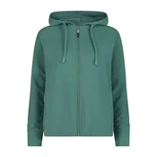CMP WOMAN CO JACKET FIX HOOD, ženska majica, zelena 34D7116
