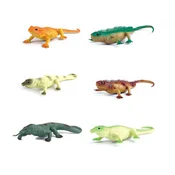Gušter Animal World – realistične figurice kuščarjev za otroke Rumena