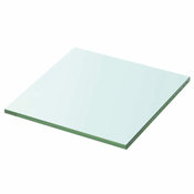 Ploca za police staklo prozirna 20 x 20 cm