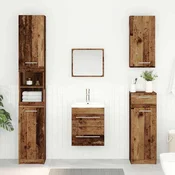vidaXL Omarica za umivalnik Star les 38,5 x 41 x 48 cm Konstruiran les