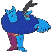 The Beatles Yellow Submarine Chief Blue Meanie 2 Našitek za šivanje