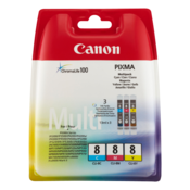 CANON komplet kartuš CLI-8 (MODRA, ŠKRLATNA, RUMENA), ORIGINAL