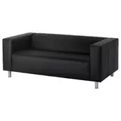 KLIPPAN Sofa dvosed, Bomstad crna