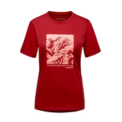 Womens T-Shirt Mammut Core T-Shirt Blood Red