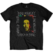 Bob Marley Majica Rasta Scratch Unisex Black XL