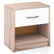 COSTWAY Nočna omarica s predalom Nočna omarica 38,5 x 28 x 40,5 cm, (5000006614)