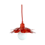 Bohemia-Design - Luster na sajli 1xE27/60W/230V crvena
