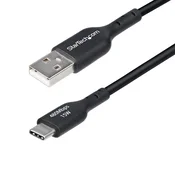 StarTech.com USB2AC2MNC USB kabel USB 2.0 2 m USB A USB C Crno