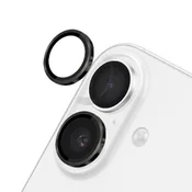 BELKIN Komplet 2 zaščit kamer za iPhone 16/16 Plus proti praskam kaljeno steklo, (5000308895)