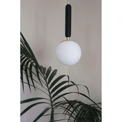 Globen Lighting obesna svetilka Torrano, zelena, O 15 cm - Dnevna soba/jedilnica - Dizajn - temno zelena, bela, brušena medenina - Steklo