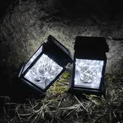 Solarni baštenski fenjer beli