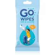 GoWipes For Kids & Juniors vlažilni toaletni papir 10 kos