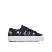 Tenisice Superga 3740 Platform Flower Embroidery Leggera S5138TW Tamnoplava
