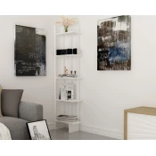 Hanah Home Polica 45x180x22cm Bela